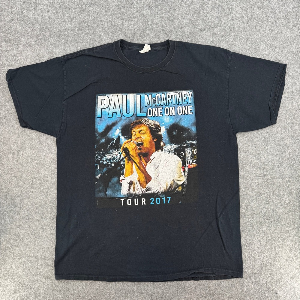 Paul McCartney One On One 2017 tour t-shirt XL 60s pop star beatles rock n roll